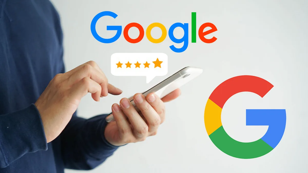 Ficha de Google con cinco estrellas de reseñas